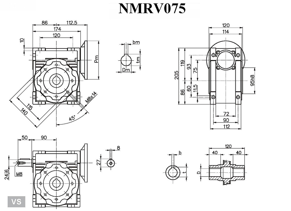 NRV蜗轮蜗杆减速机(图10)